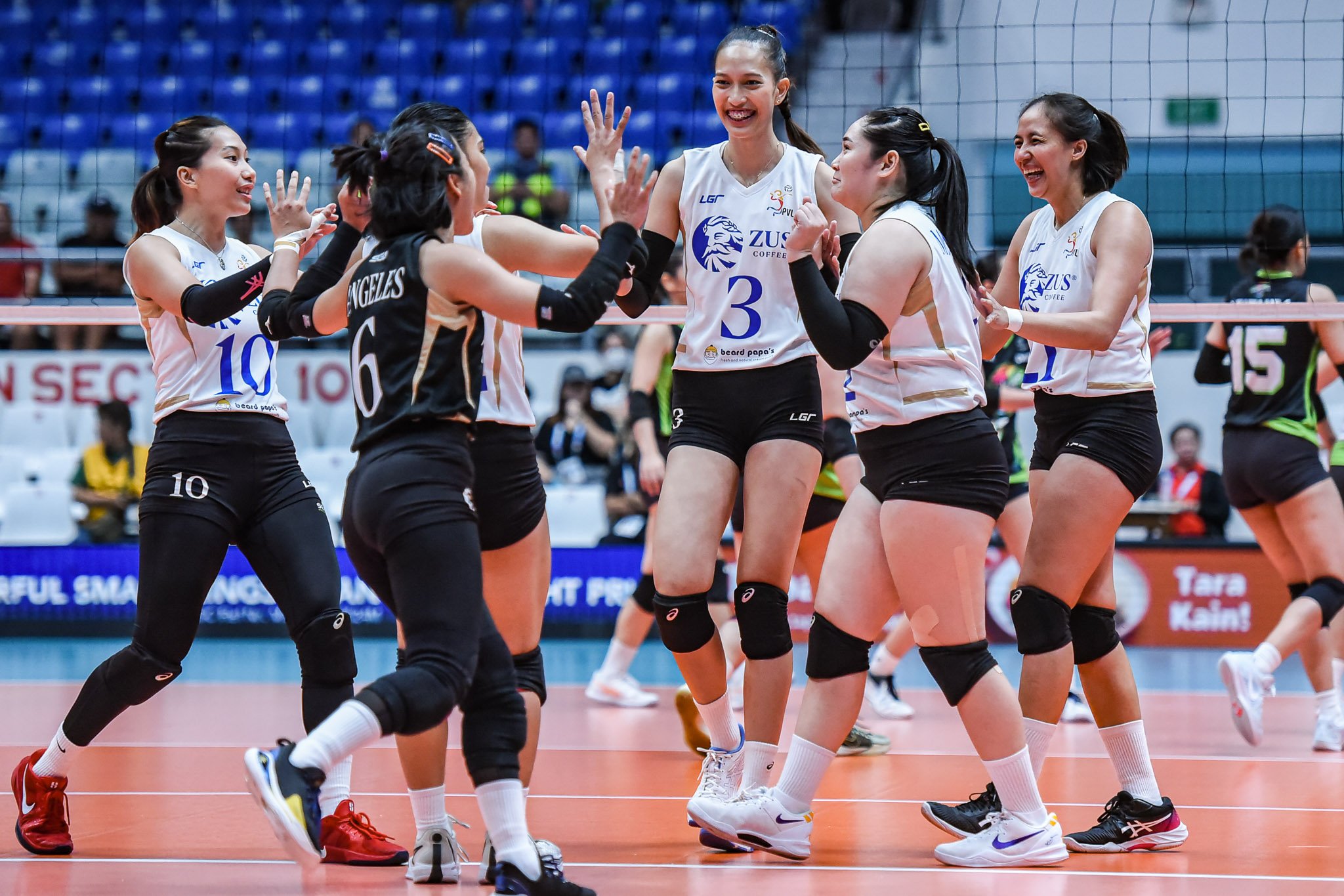 2024 2025 PVL All Filipino Conference ZUS Coffee vs Nxled