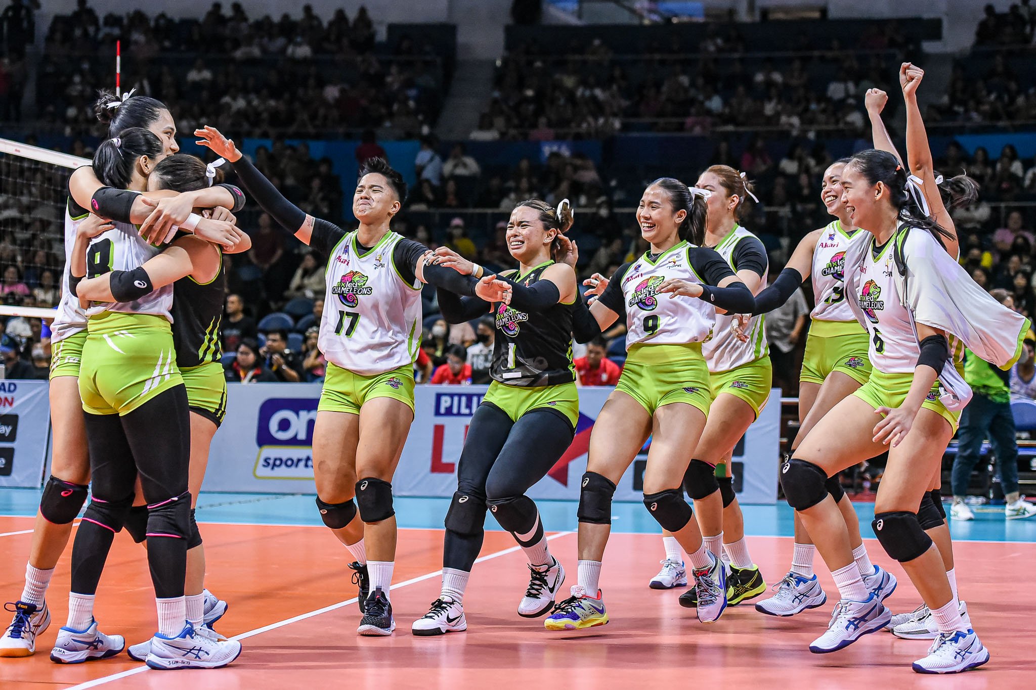 Nxled Stuns Akari Stays In Semis Race News Pvl Premier Volleyball League
