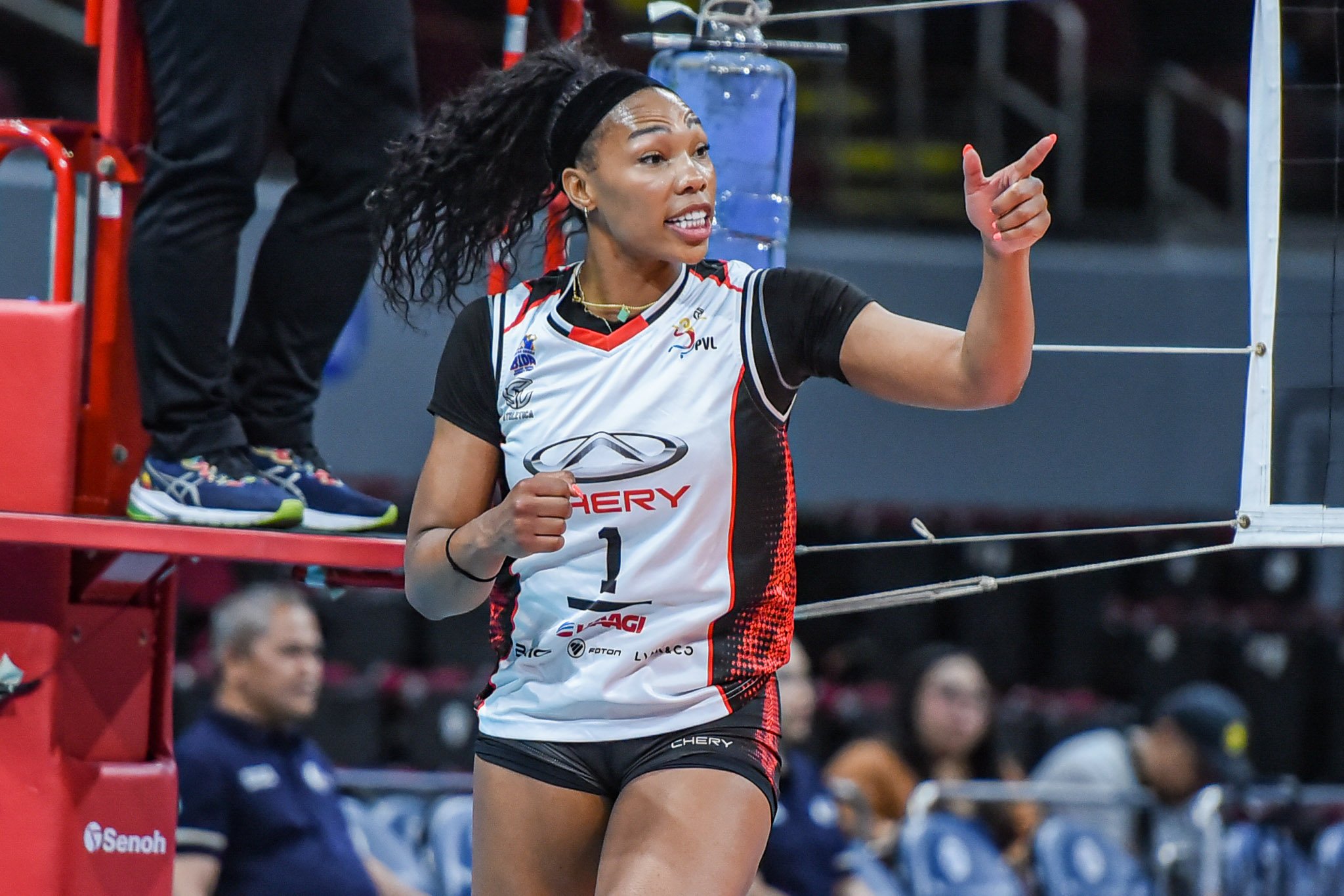 Chery Tiggo secures QF slot, trounces ZUS Coffee - News | PVL - Premier ...